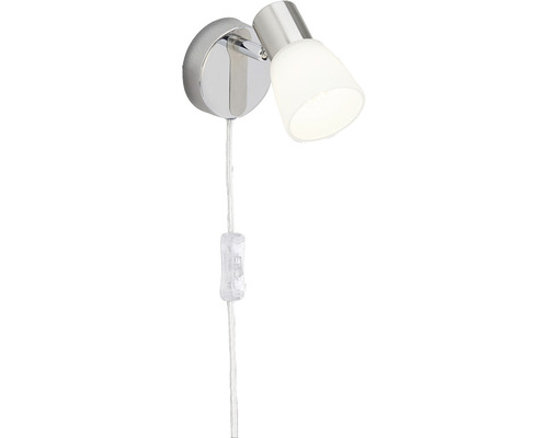 LED wandlamp 260 lm 3000 KH 12 cm Janna wit/chroom