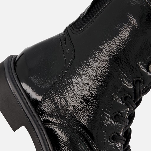Tamaris Veterboots zwart Lak