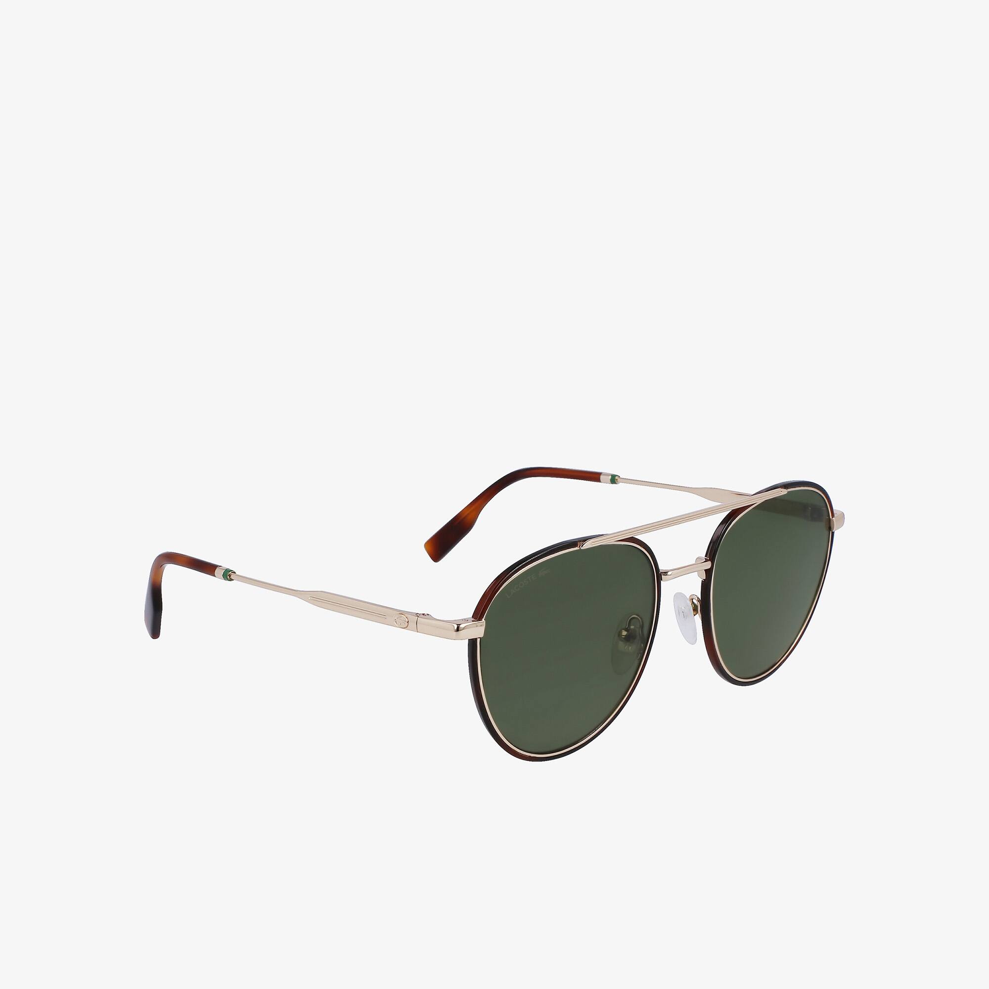 Ovale NEOHERITAGE Sonnenbrille mit Metallrahmen Sonnenbrillen - Gelb - Lacoste - Herren