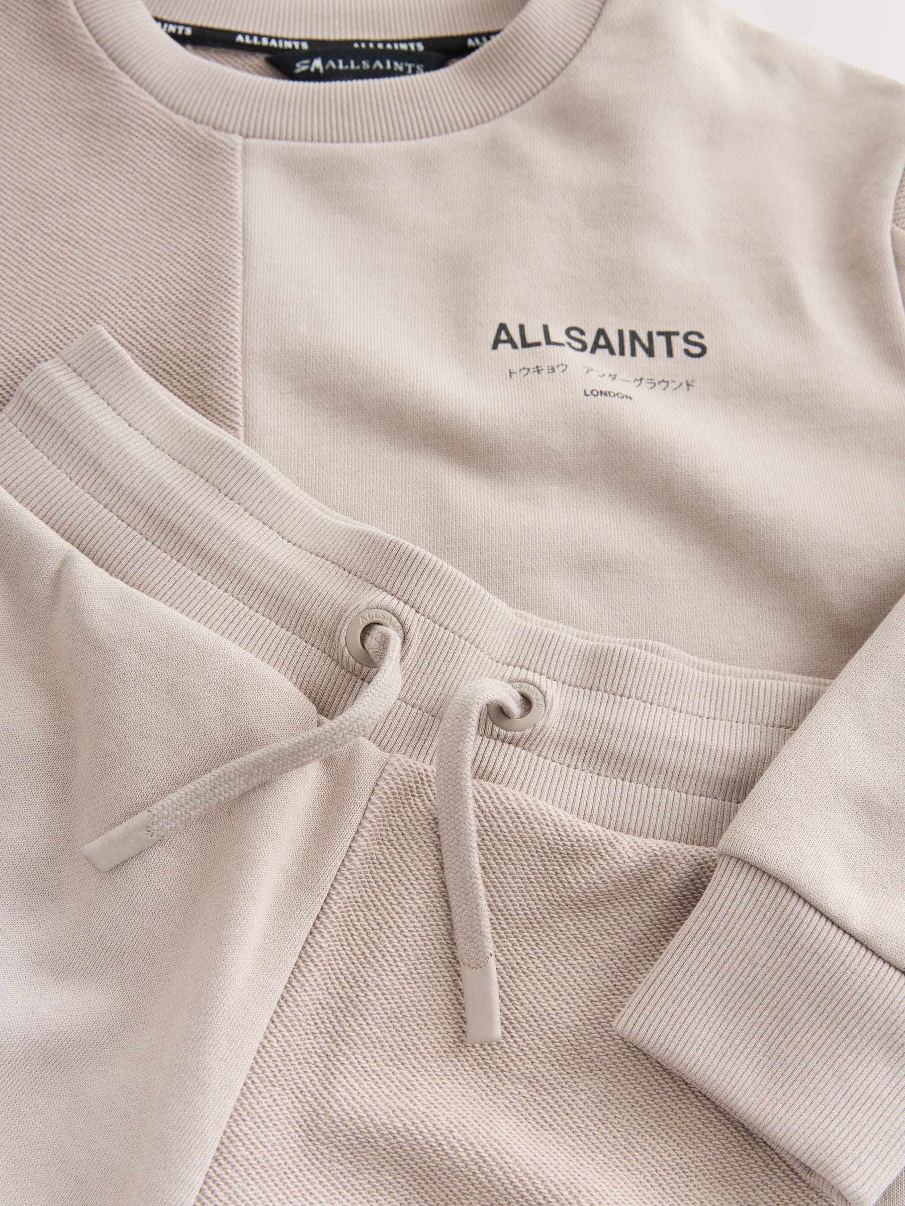 Lichtbruin - smALLSAINTS Underground Oversized Textured Panel Sweatshirt and Joggers Set