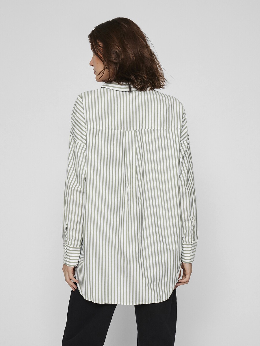 VILA<br>Camisa com listras estreitas