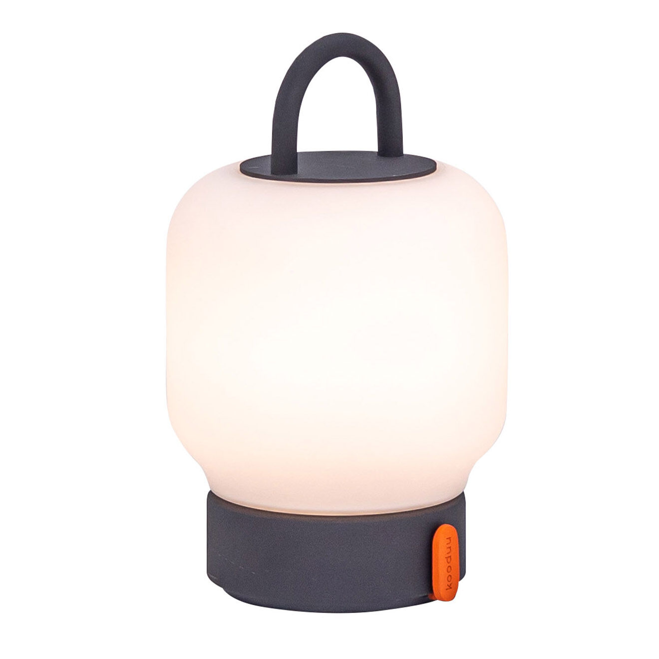 Kooduu Lampe de table Loome anthracite - 13x13x21 cm