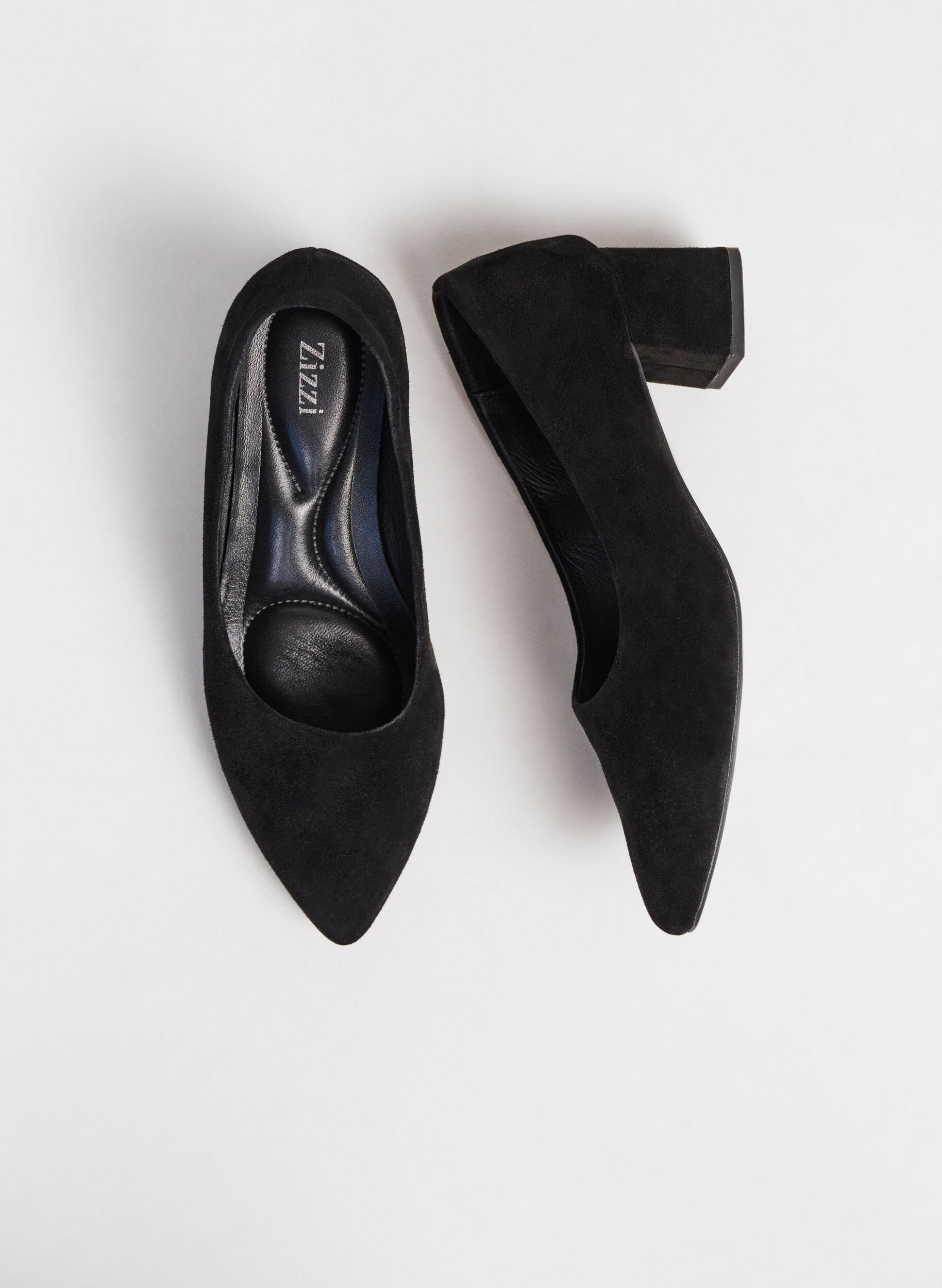 Wide fit - Pump i ruskind