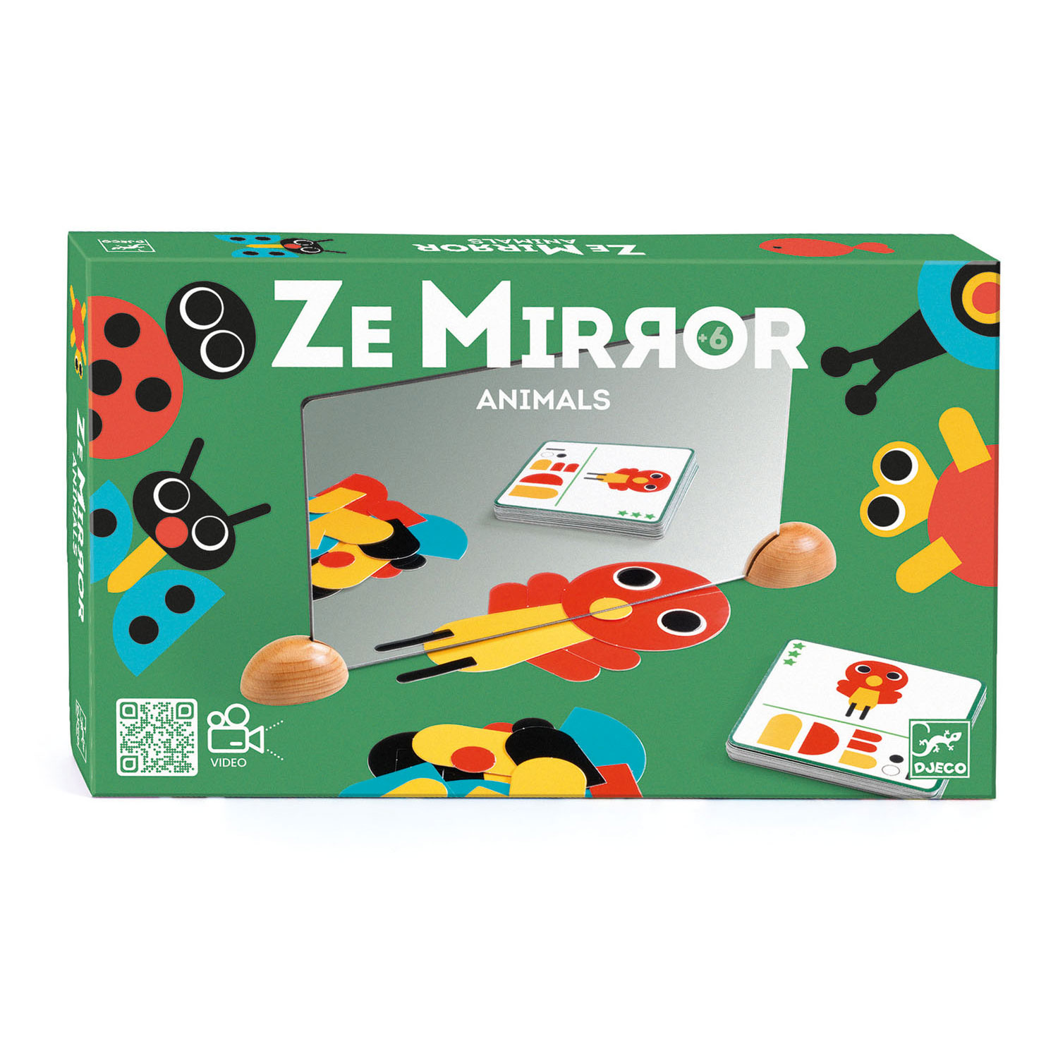 Djeco Ze Mirror Spel - Dieren