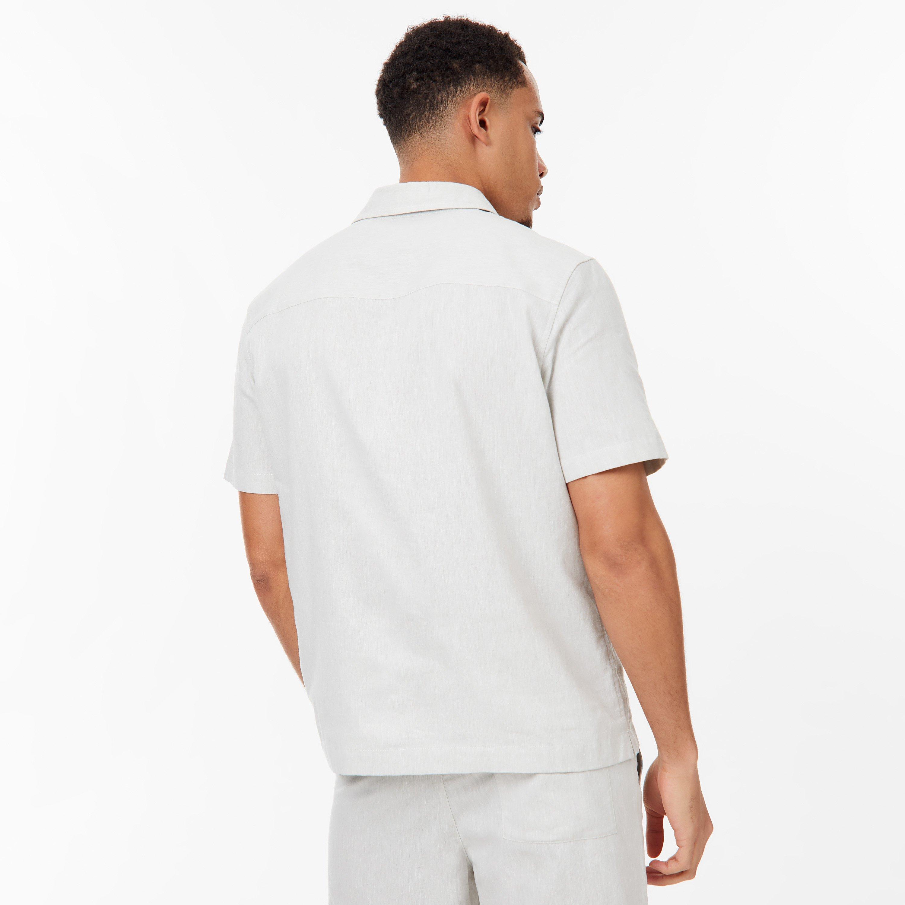 Jack Wills JW Short Sleeve Linen Shirt