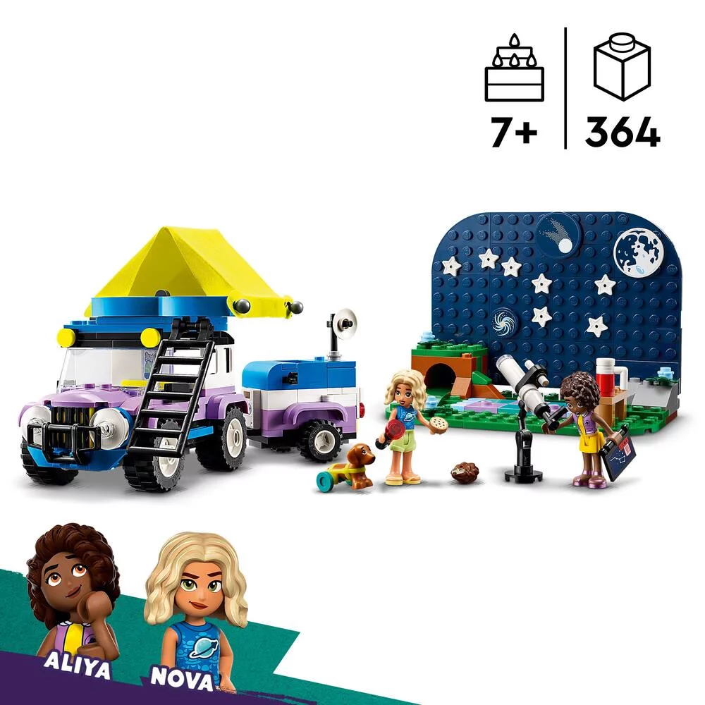 LEGO®FRIENDS 42603 - LE CAMPING-CAR D’OBSERVATION DES ETOILES