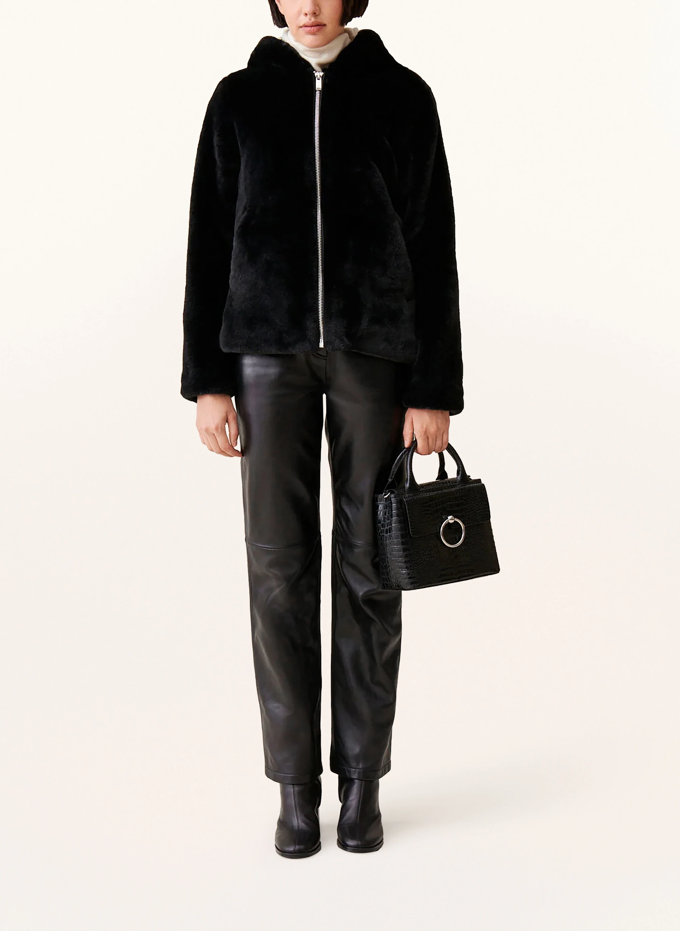 CLAUDIE PIERLOT Kunstfell-Jacke