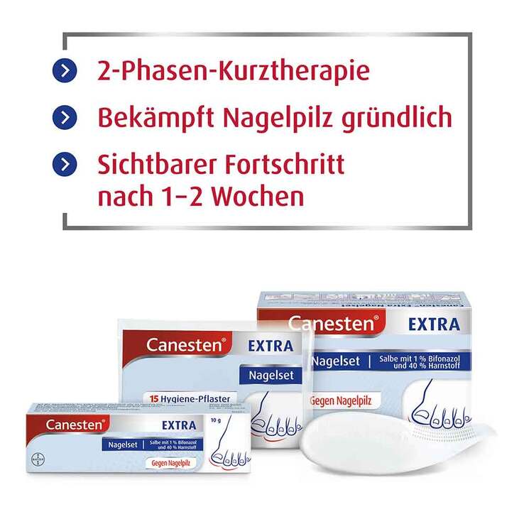 Canesten EXTRA Nagelset zur Behandlung von Nagelpilz, 2x1 St