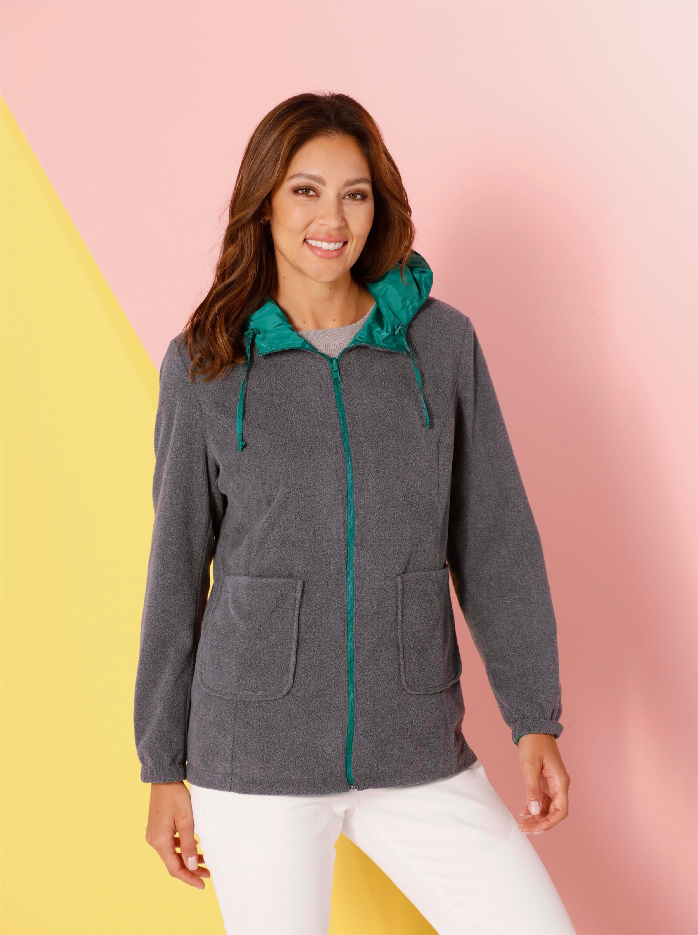 Wende-Fleece-Jacke