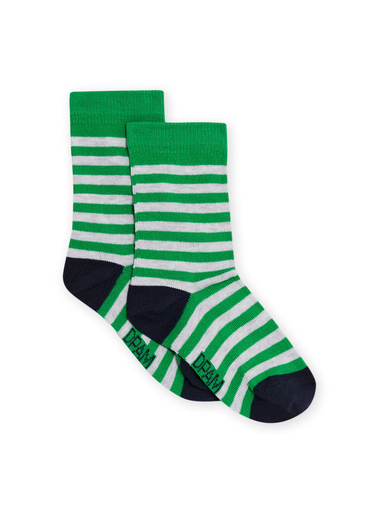 Chaussettes à rayures enfant garçon