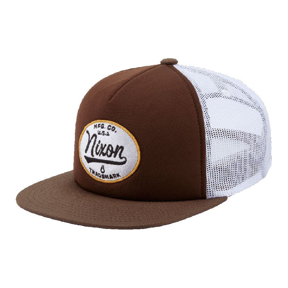 Nixon TIOGA - Casquette brown/white