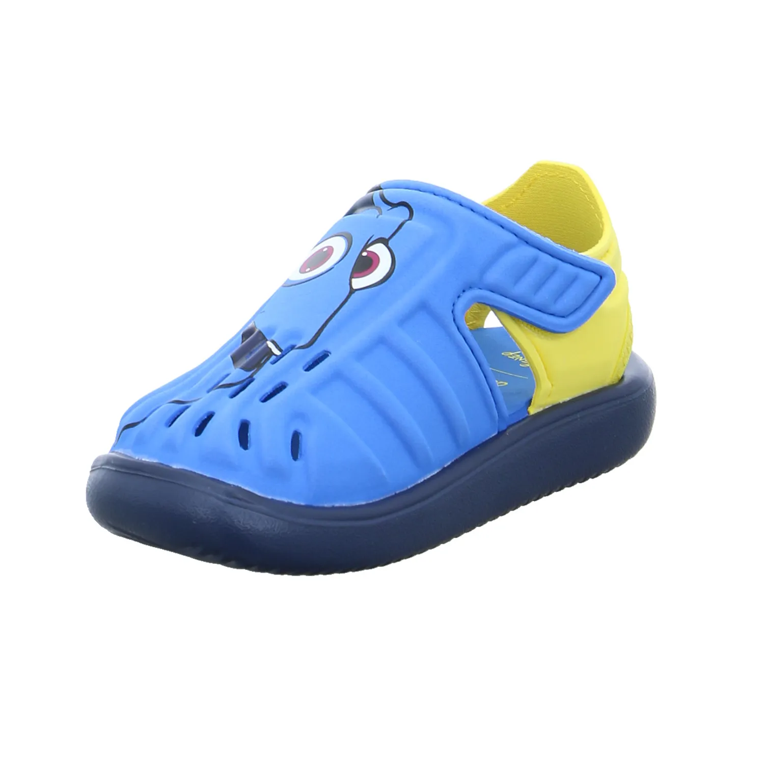 ADIDAS Kleinkinder-Sandale wasserfest Blau Synthetik  Babysandale