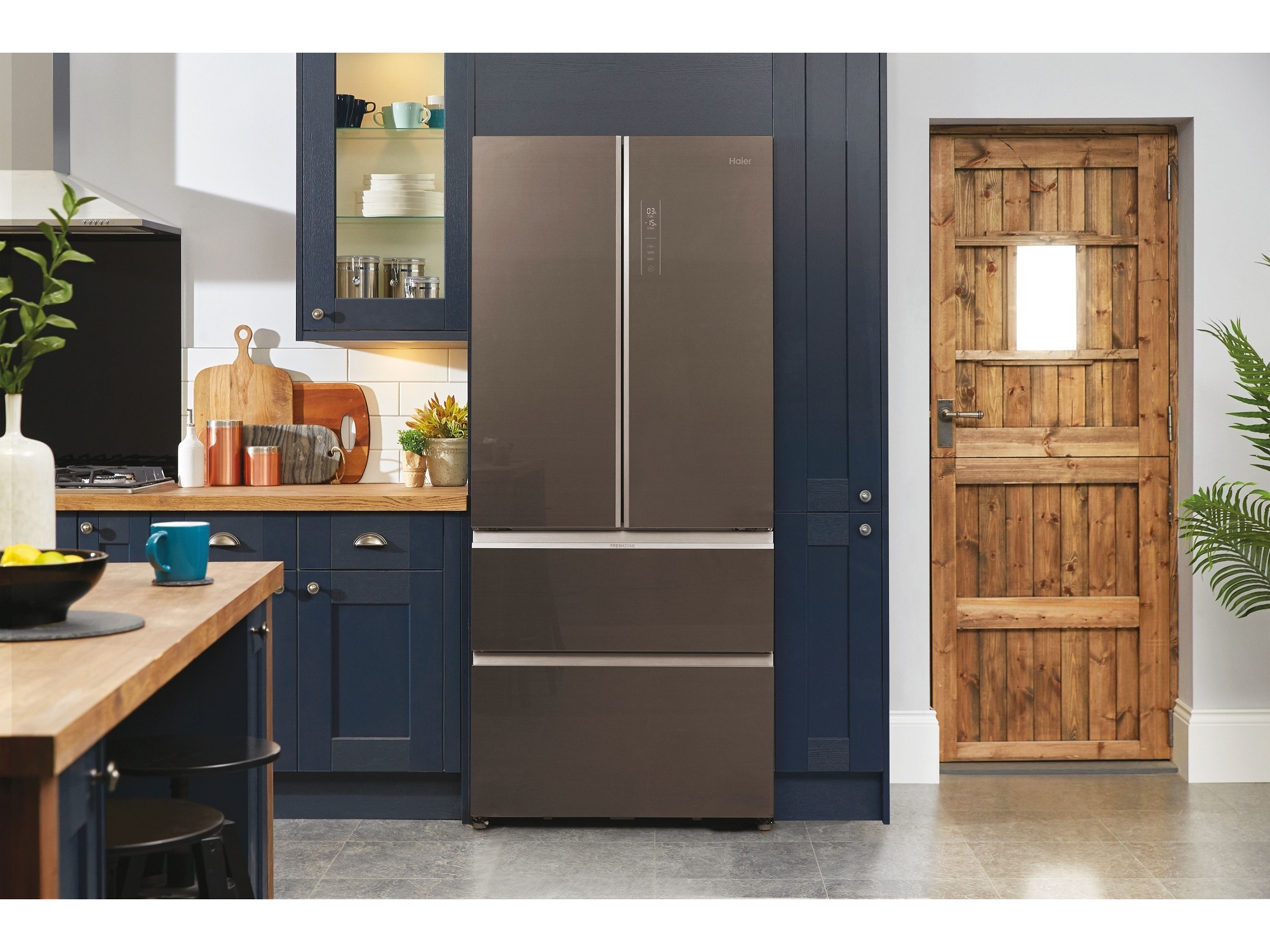 FRIGORÍFICO AMERICANO HAIER HB18FGSAAA NO FROST 508L INOX