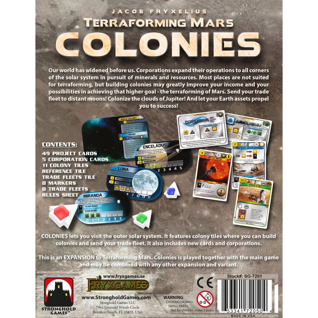 Terraforming Mars: Colonies
