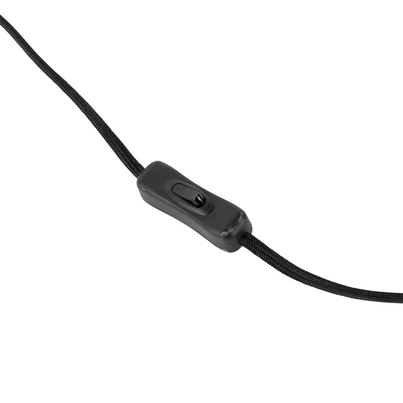 Moderne klemlamp zwart met flexarm - Cavalux