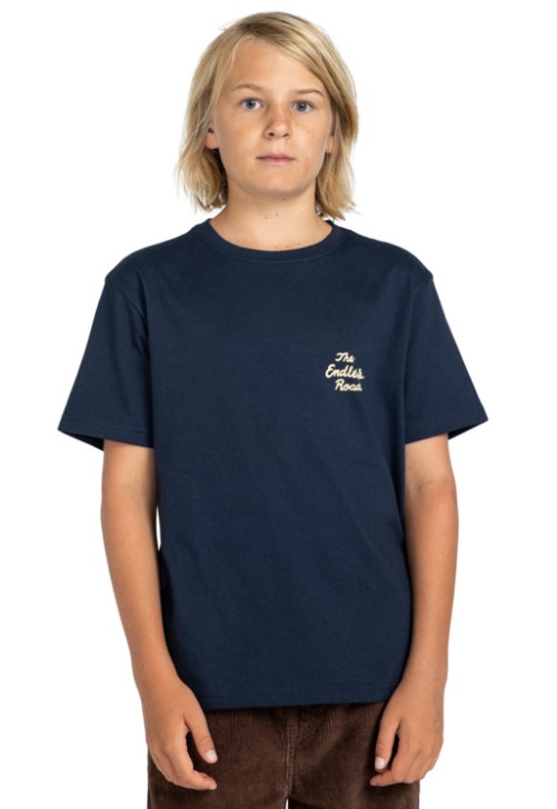 Element Timber Novel SS Youth Eclipse Navy