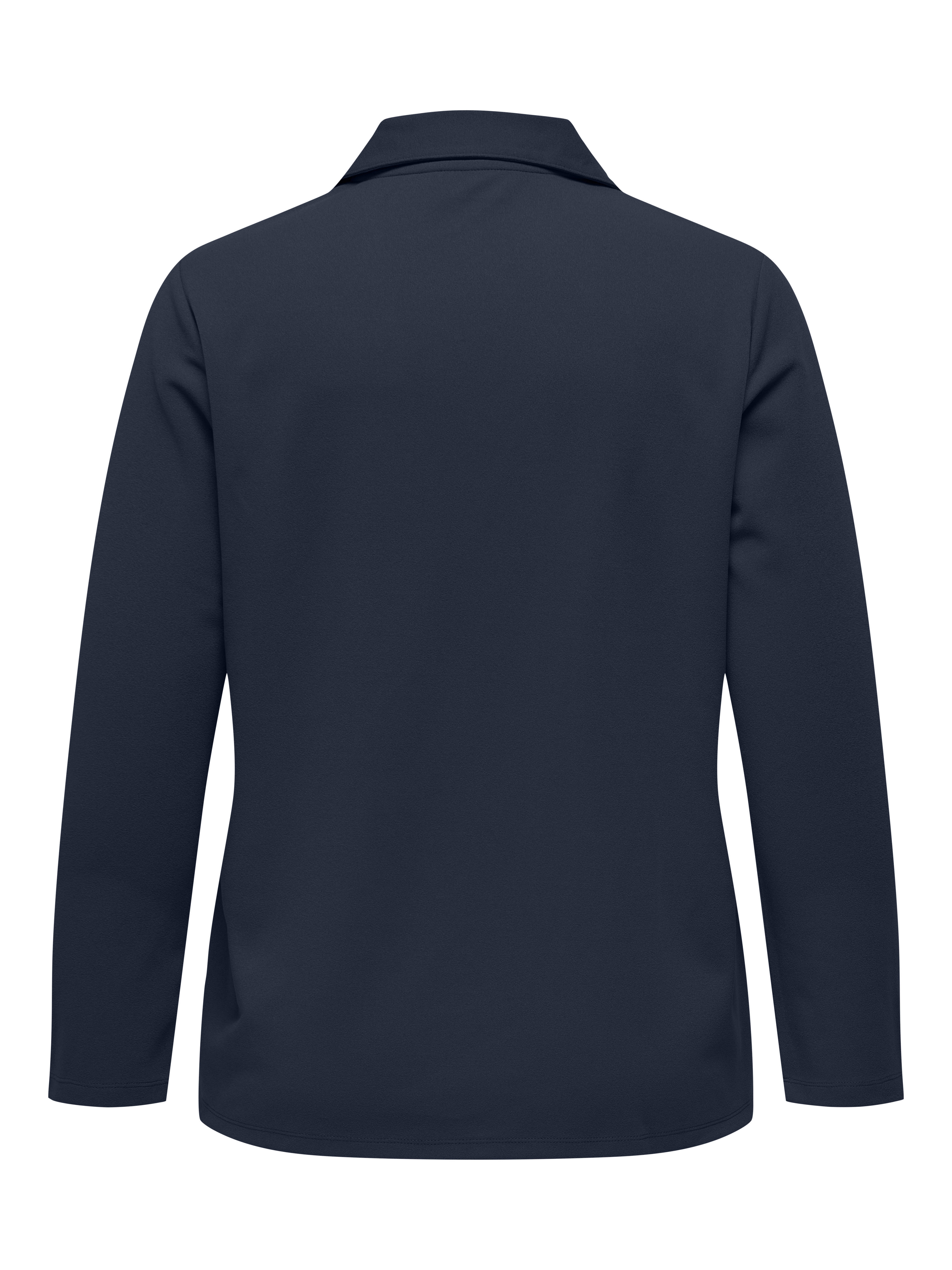 ONLY CARMAKOMA rechtvallende blazer CARSANIA donkerblauw