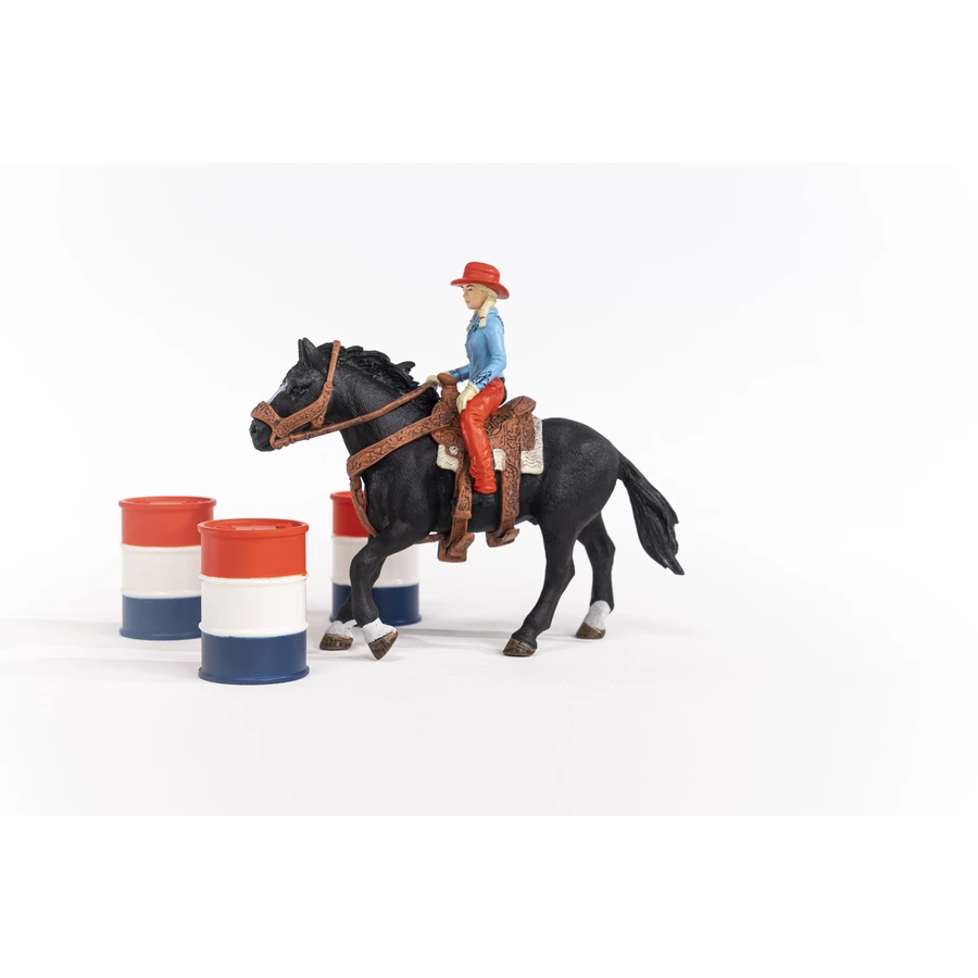 schleich® Barrel Racing mit Cowgirl 42576