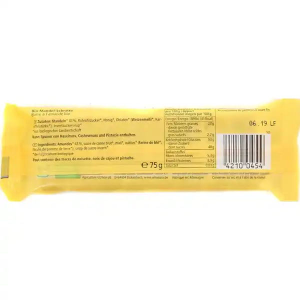 Bio Mandelschnitte