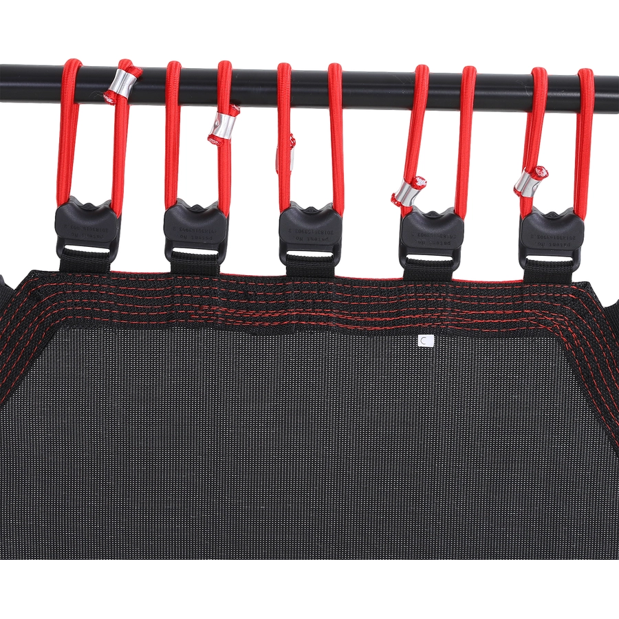 HOMCOM Fitness-Trampolin für Yoga rot