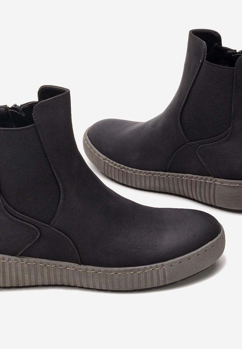 Boots chelsea femme noirs Sheela