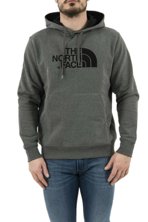 Sweat the north face ahjy drew peak lxs tnfmdmgryhtr(std)/tnfblck
