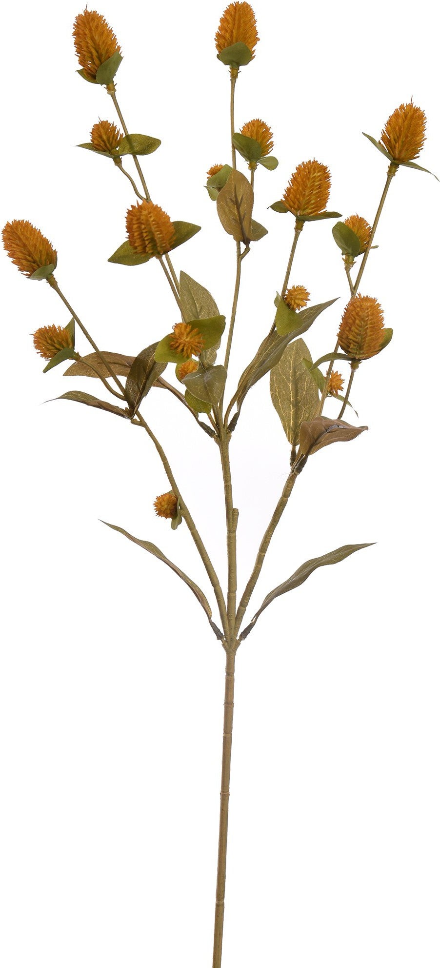 Jasaco PURE kunstbloem Bol vlinderstruik geel 70 cm