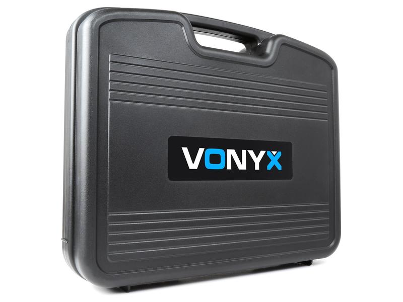 Vonyx WM82 Set UHF-2-Kanal-Mikrofon Set mit Handmikrofon