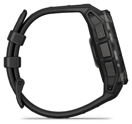 Montre GPS Garmin Instinct 3 AMOLED - 45 mm Noir avec Bracelet en Silicone Noir