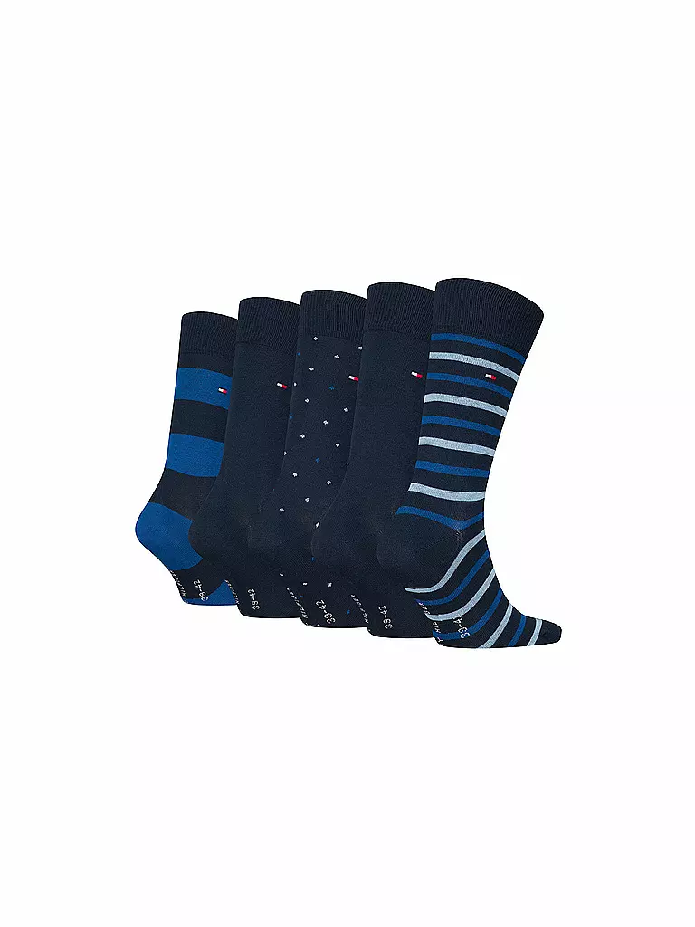 TOMMY HILFIGER Socken Geschenkbox 5er Pkg. navy dunkelblau