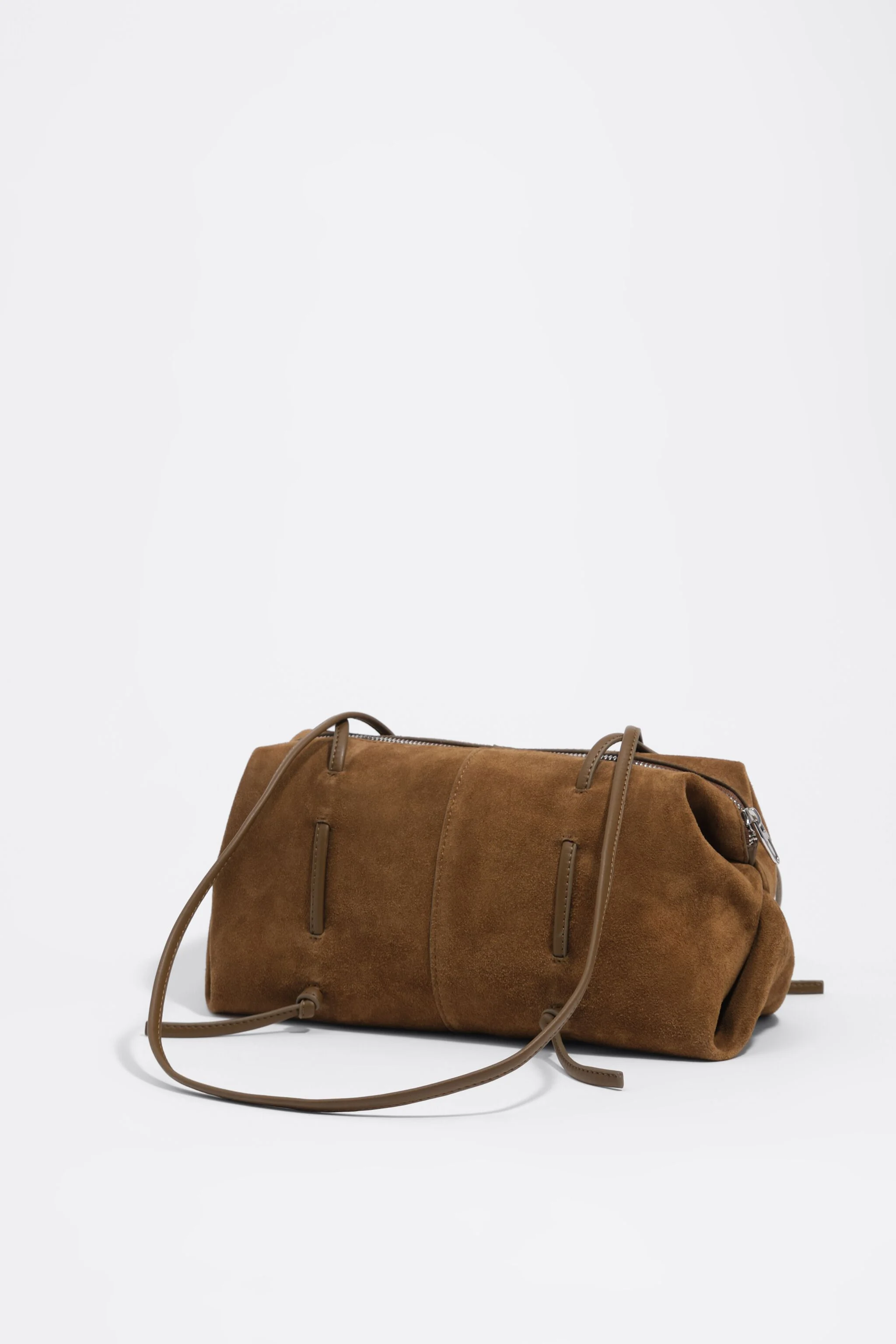 Bolsa Lolita de camurça verde-oliva