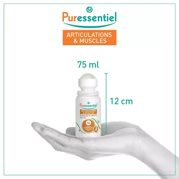 Puressentiel Articulations et Muscles Roller aux 14 Huiles Essentielles 75ml