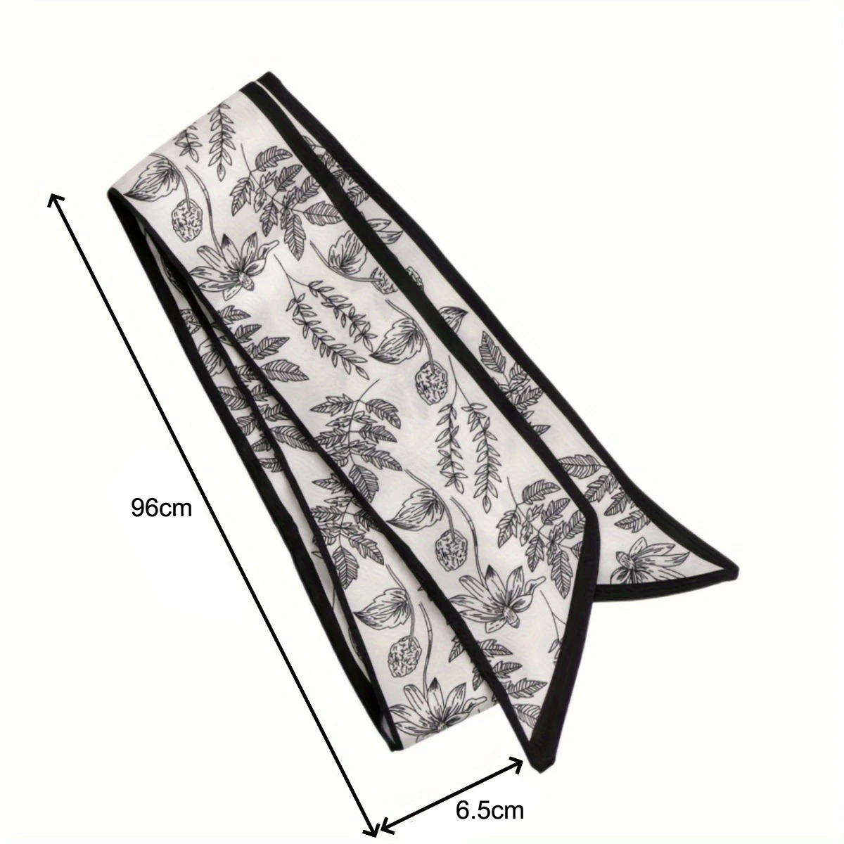 (960x65mm) Schleifen Haarband Haar Bandana Fashion Accessoire zum Binden - Blumen