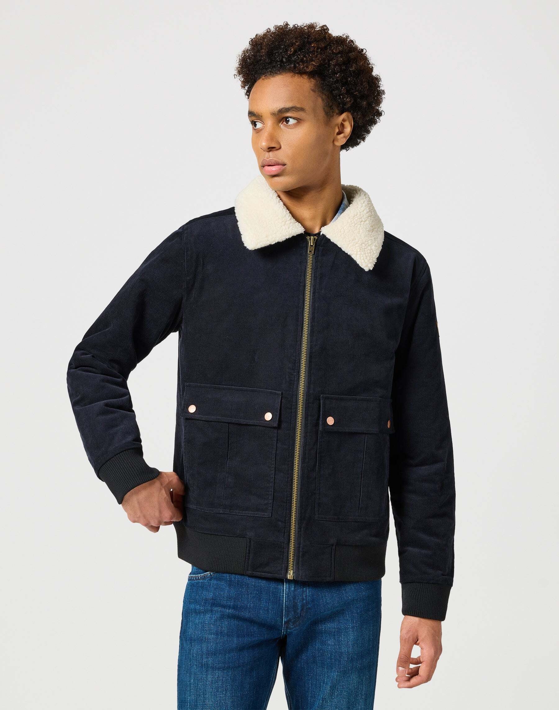 Wrangler Kurzjacke »WRANGLER Jacke Corduroy Aviator«