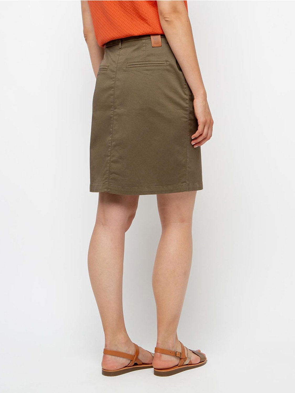 Jupe Femme Matière Eco-Conçue Kaki