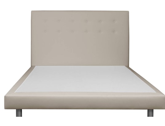 CONCEPT1 - Lit déco Cannes 160x200cm blanc cassé