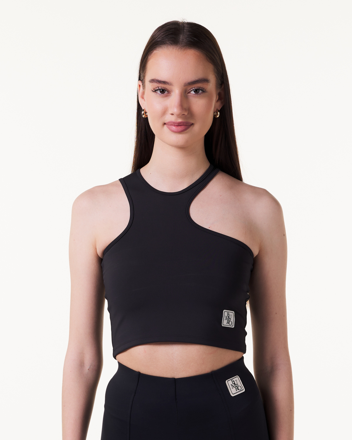 Bumpro Work to Workout Asymetric Top Black