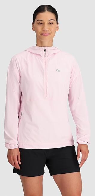OUTDOOR RESEARCH - T-SHIRT ML 1/2 ZIP A CAPUCHE WOMENS ASTROMAN AIR S
