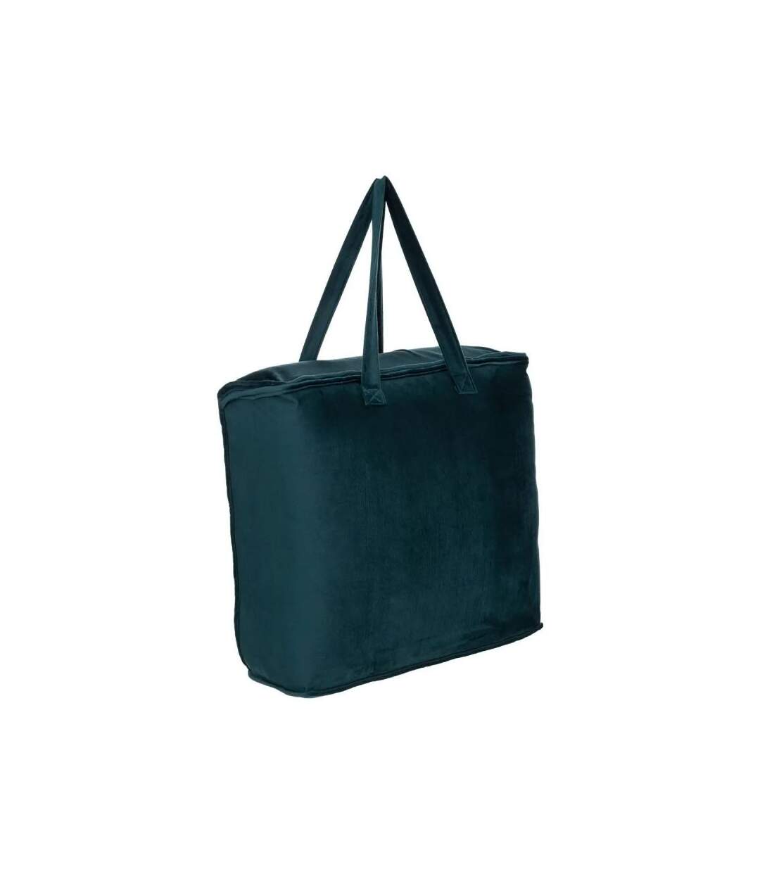 Couvre lit en Velours Jiling 240x260cm Bleu Canard