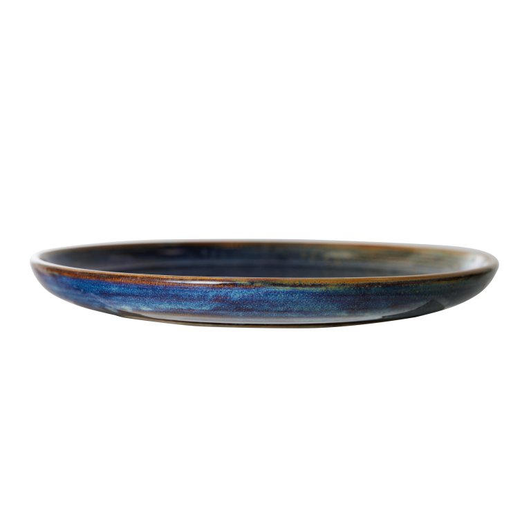 HKliving Chef Ceramic ontbijtbord Ø20 rustic blue