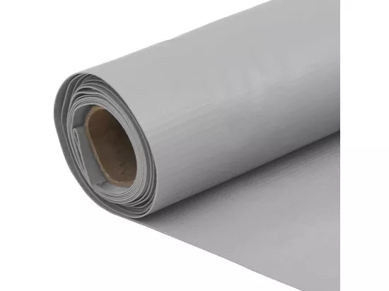 écran d'intimité de balcon gris 500x120 cm PVC
