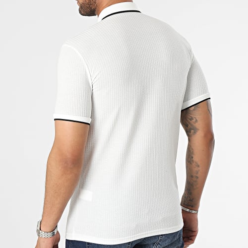 Polo Manches Courtes Blanc
