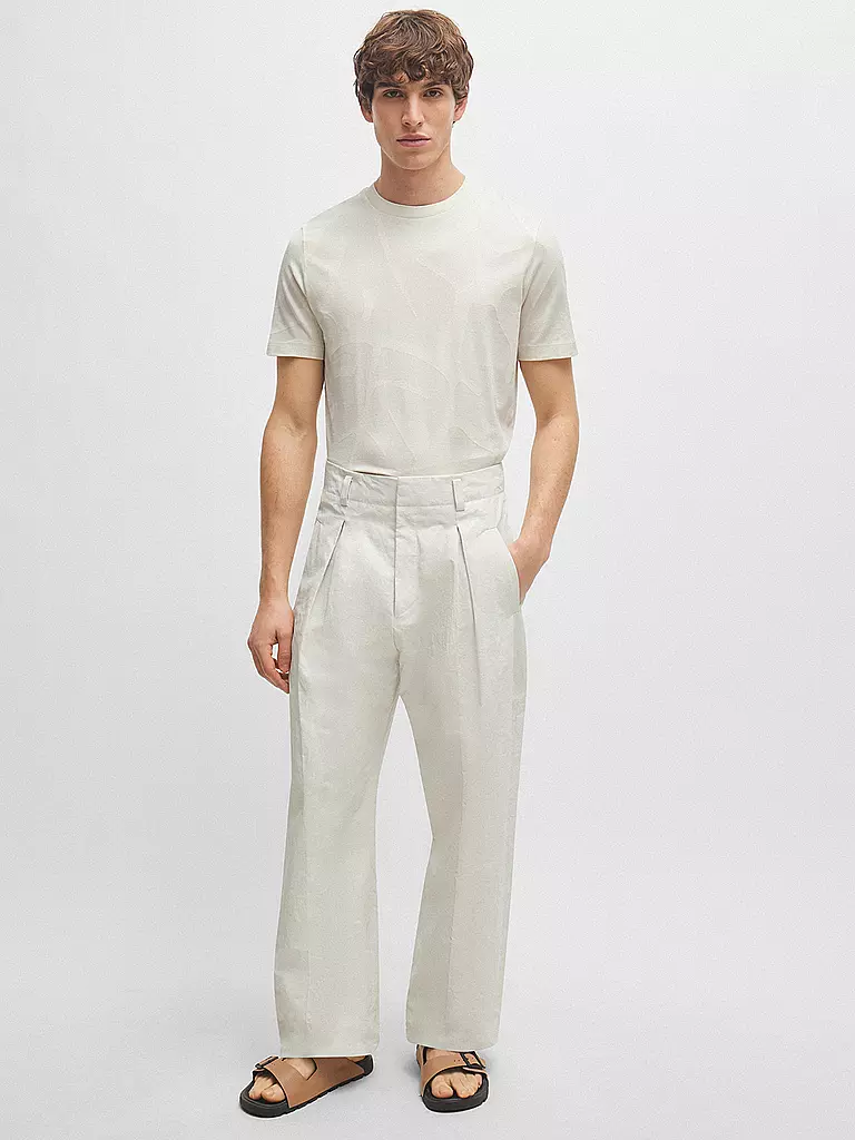 BOSS T-Shirt THOMPSON creme