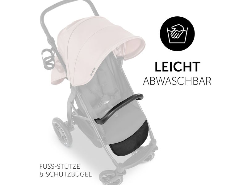 Hauck Buggy Rapid 4D Dusty Rose Stylischer Buggy für Stadt und Land