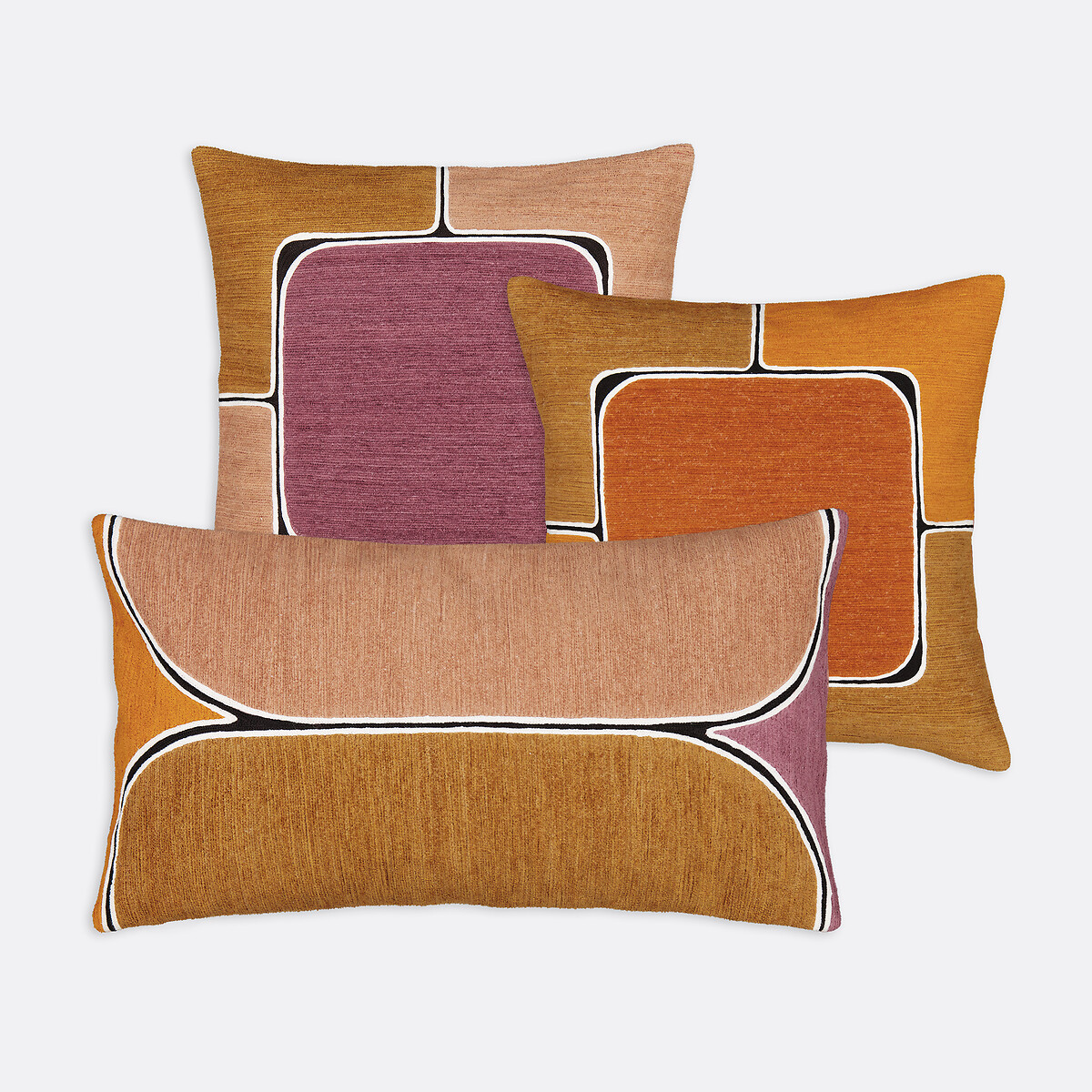LA REDOUTE INTERIEURS<br>Capa de almofada 45x45cm algodão, Biaco