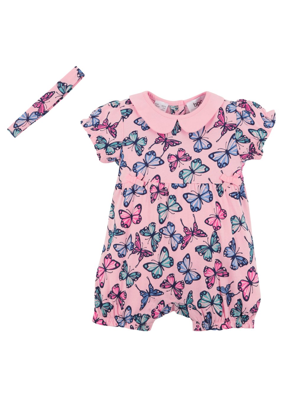 Combishort bébé + bandeau (Ens. 2 pces.)