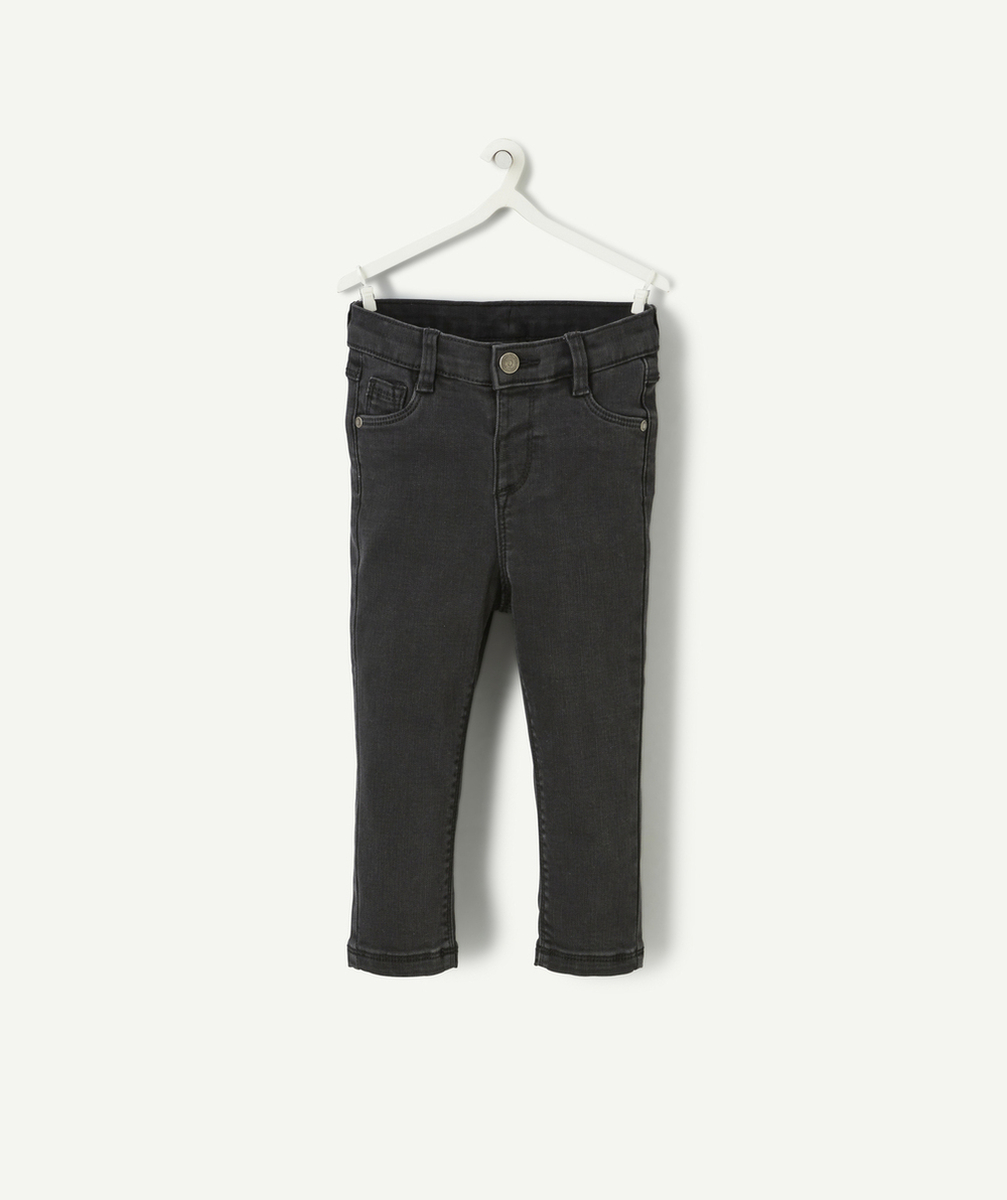 JEAN SLIM BÉBÉ GARÇON EN VISCOSE RESPONSABLE NOIR