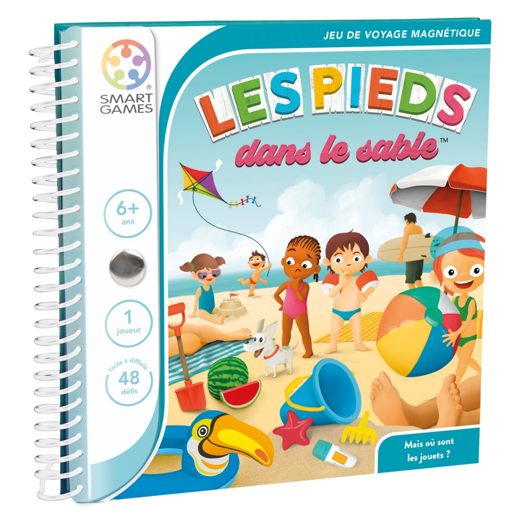 Les pieds dans le sable - Jeu de voyage