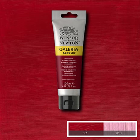Galeria akrylmaling 120 ml - Permanent Alizarin Crimson