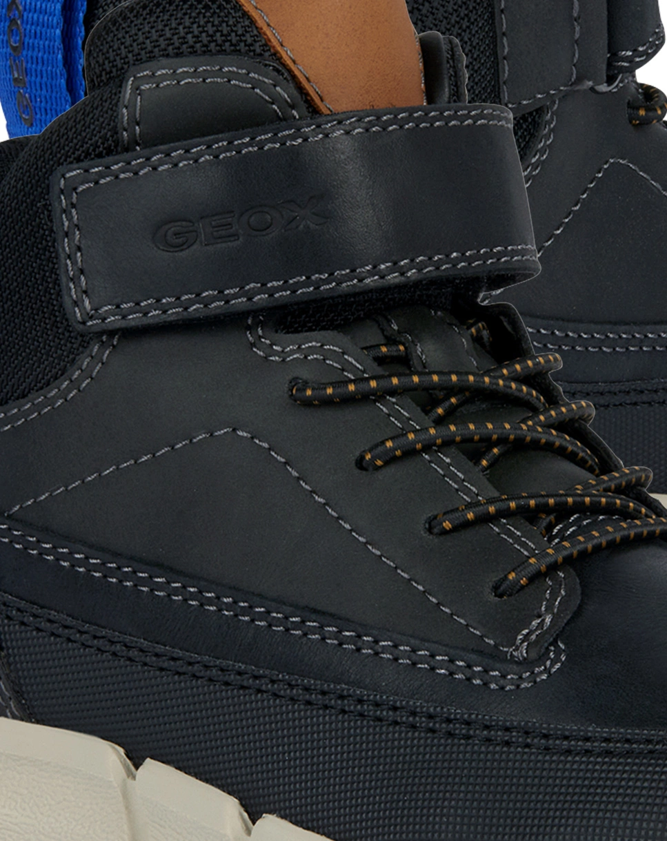 Schnür-Boots FLEXYPER in schwarz